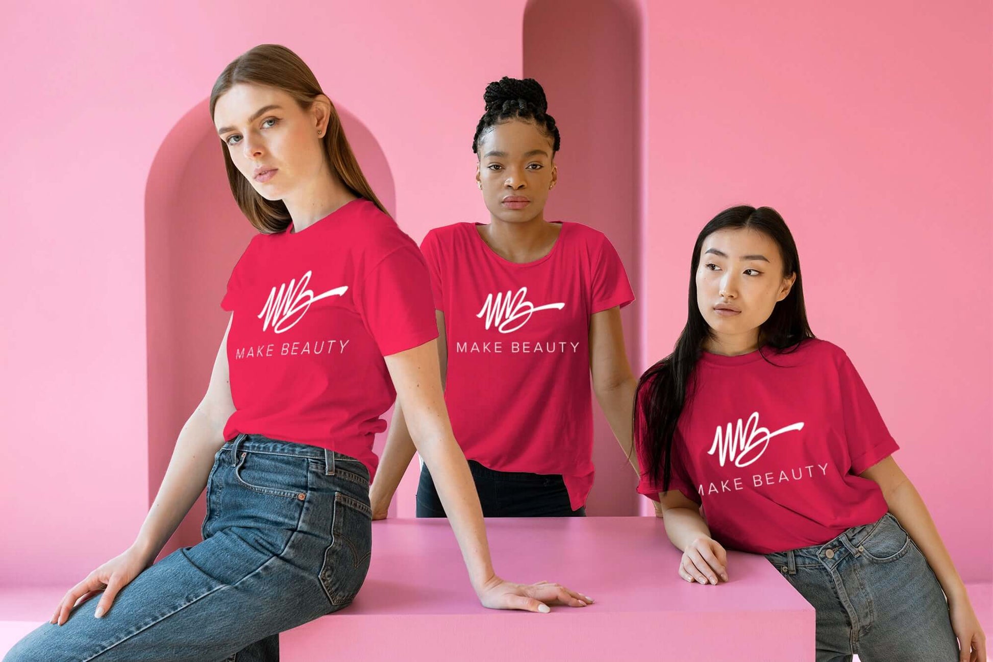 OFFICIAL MAKE BEAUTY T-SHIRT - Make Beauty International