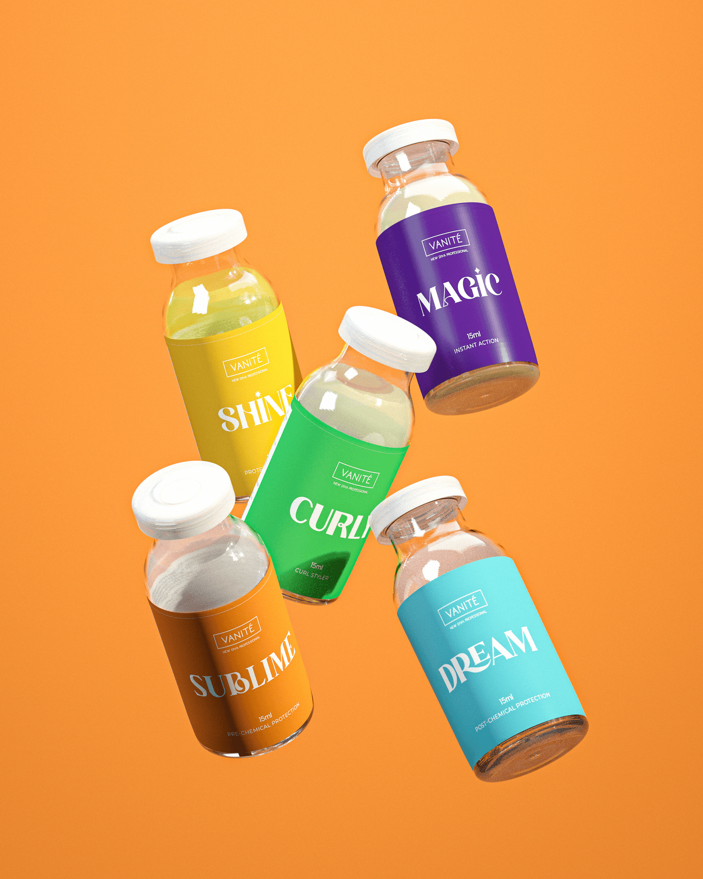 Kit Ampoules Feelings + Ampoule Curly 15ml - Make Beauty International