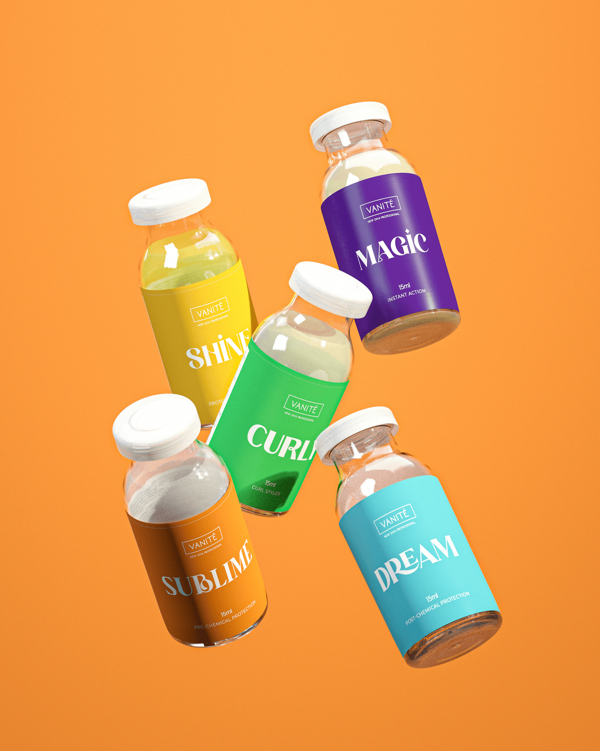 Kit Ampoules Feelings + Ampoule Curly 15ml - Make Beauty International