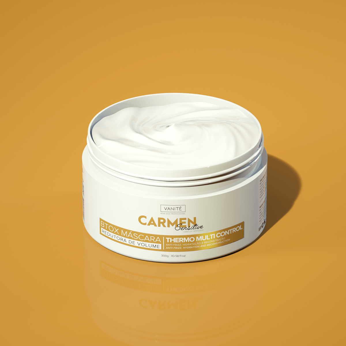 Btox Carmen Sensitive | Volume Reduction and Hydration | For Sensitive and Damaged Hair | 300g - Make Beauty International