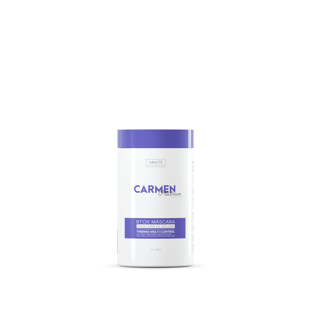 Btox Carmen Platinum | Volume Reduction and Hydration | For Blonde and Gray Hair | 1kg - Make Beauty International