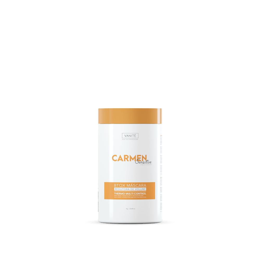 Btox Carmen Sensitive | Volume Reduction and Hydration | For Sensitive and Damaged Hair | 1kg - Make Beauty International