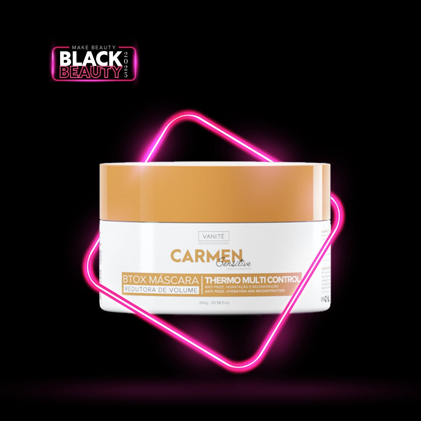 Btox Carmen Sensitive | Volume Reduction and Hydration | For Sensitive and Damaged Hair | 300g