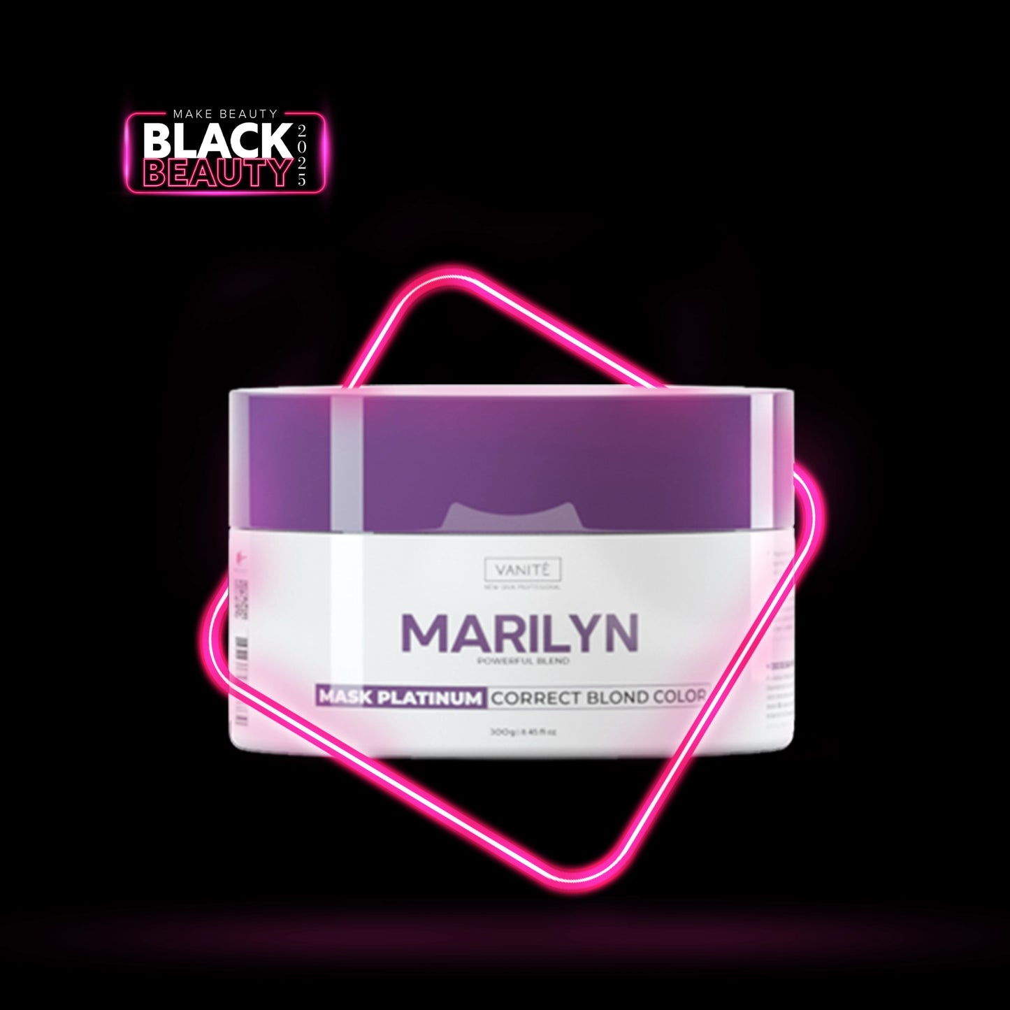 Marilyn Home Care Mask | Color Revitalization, Nutrition and Hydration | For Blondes and Grays | 300g