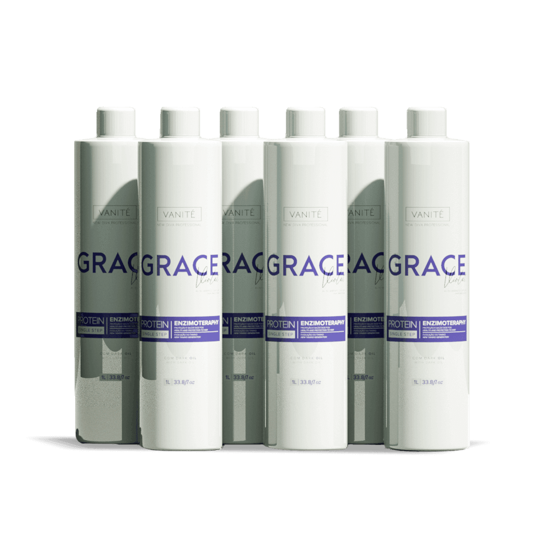 6 Units Grace Enzimoteraphy Violet 1000ml (33.8 fl oz) - Make Beauty International