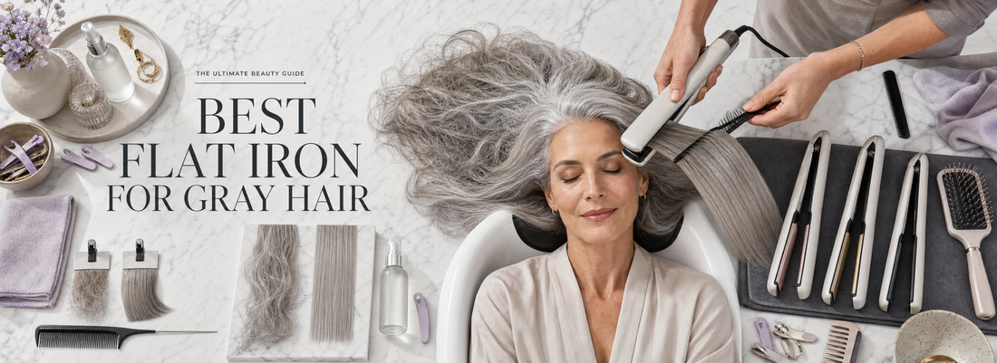 Best Flat Iron for Gray Hair: Low-Heat Features That Matter