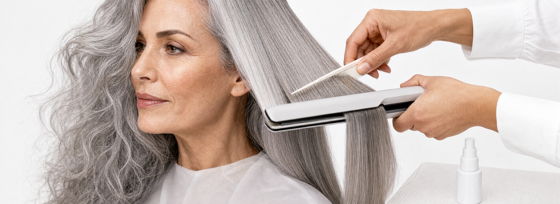 Best Hair Straightener for Grey Hair: Safe Salon & Home Guide