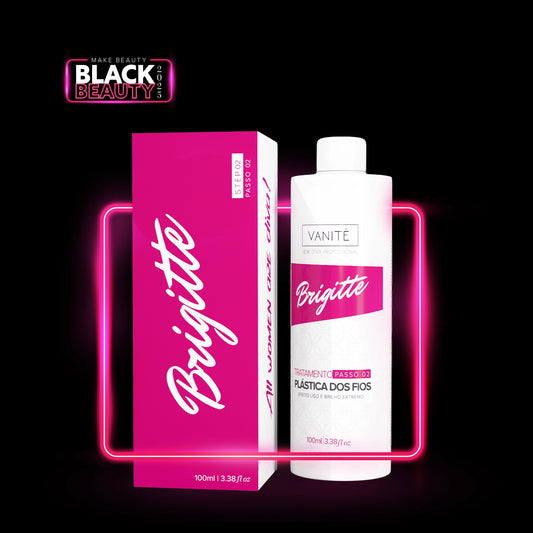 Brigitte Plástica dos Fios | Total Reduction of Volume and Frizz | For All Hair Types | 100ml