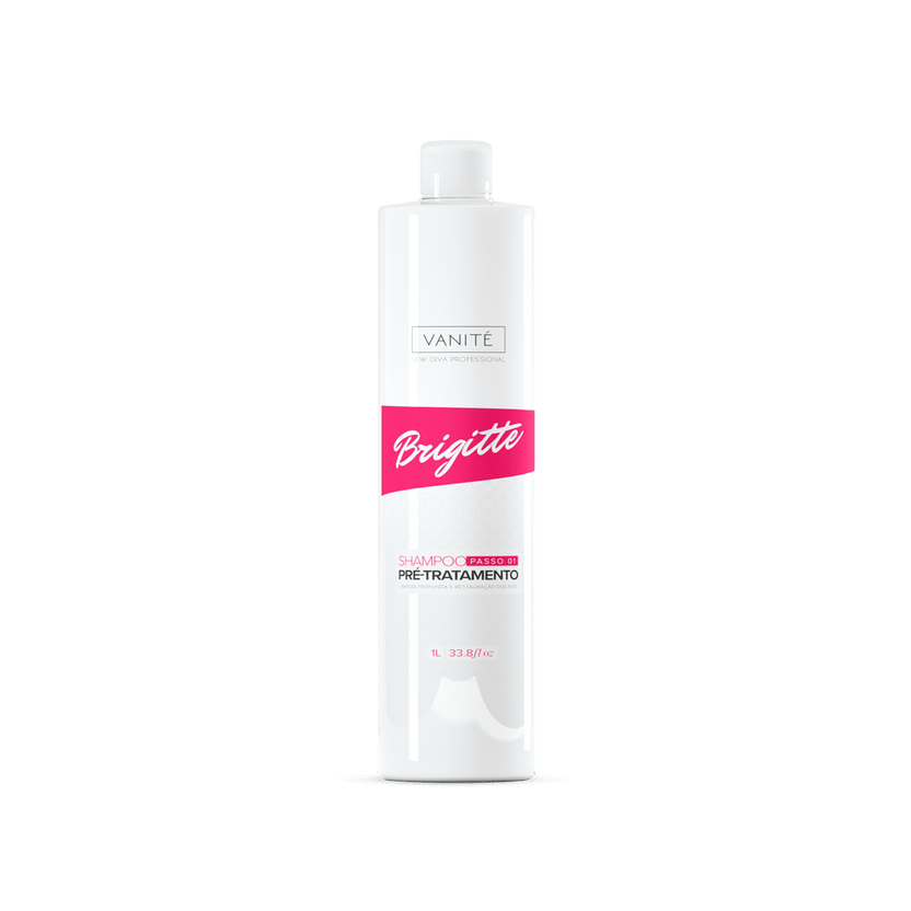 Frasco de Shampoo Pré-Tratamento Brigitte 1000 ml