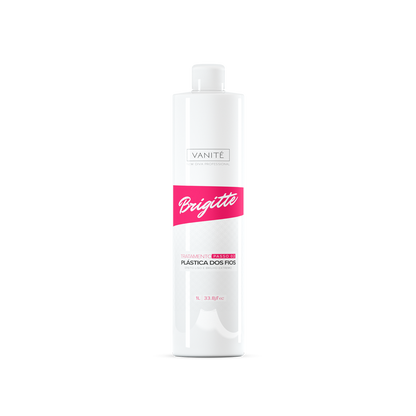 Brigitte Plástica dos Fios | Total Reduction of Volume and Frizz | For All Hair Types | 1000ml