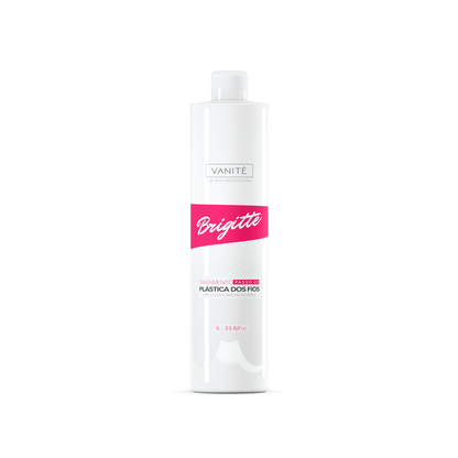 Brigitte Plástica dos Fios | Total Reduction of Volume and Frizz | For All Hair Types | 1000ml