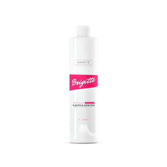 Brigitte Plástica dos Fios | Total Reduction of Volume and Frizz | For All Hair Types | 1000ml (33.8 fl oz)