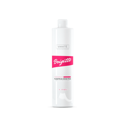 Brigitte Plástica dos Fios | Total Reduction of Volume and Frizz | For All Hair Types | 1000ml