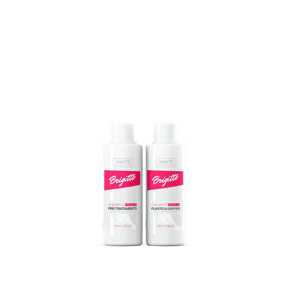 Kit - 1 unit Brazilian Keratin Brigitte + 1 unit Shampoo Brigitte | For All Hair Types | 100ml