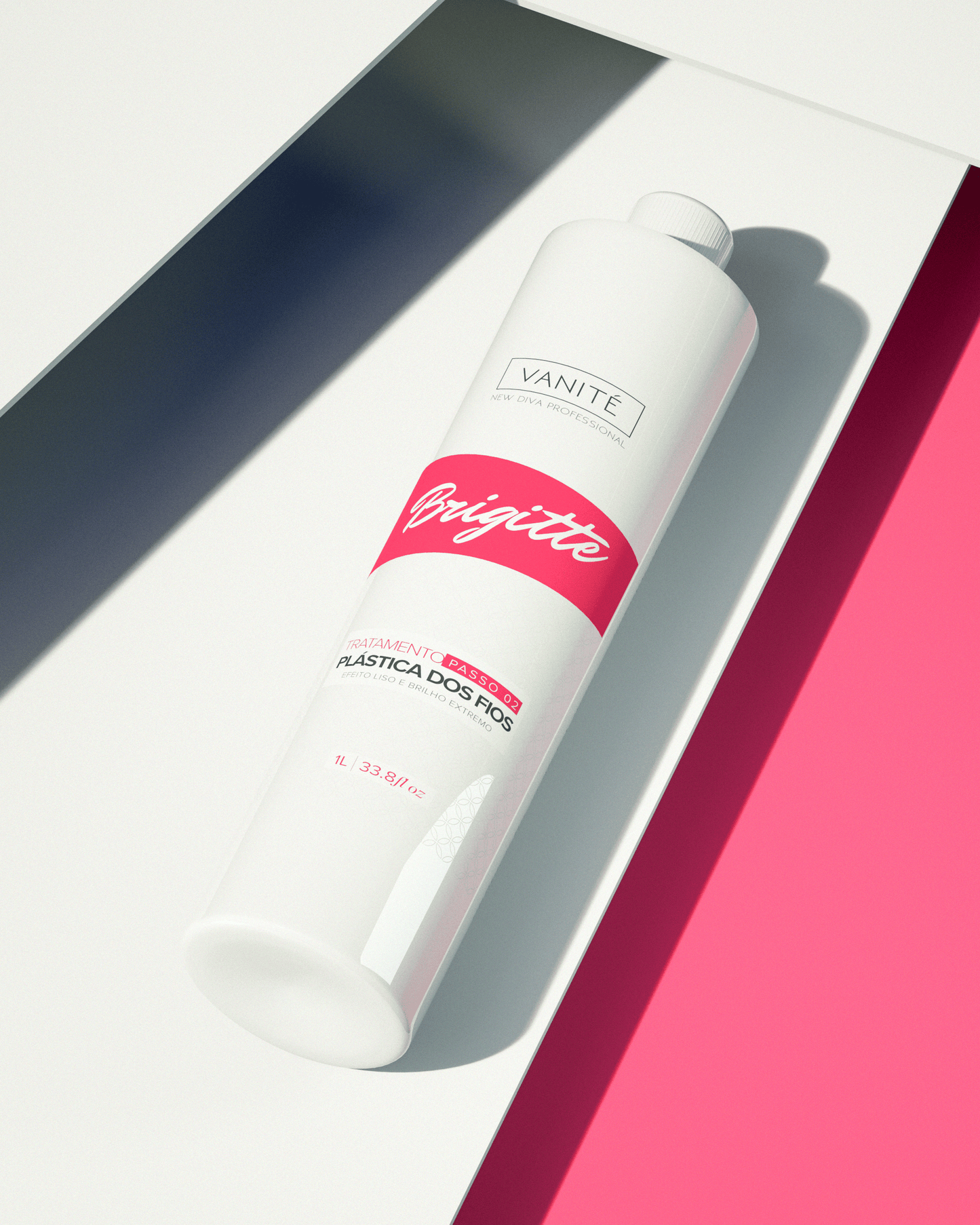 Brigitte Plástica dos Fios | Total Reduction of Volume and Frizz | For All Hair Types | 1000ml (33.8 fl oz)