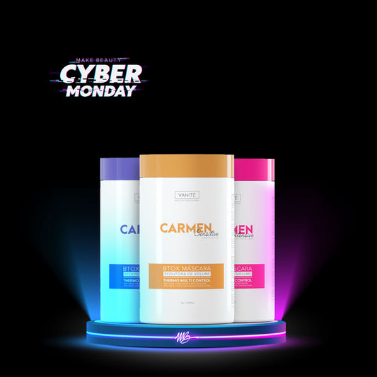 Kit - 1 Eenheid Btox Carmen Sensitive + 1 Eenheid Btox Carmen Platinum + 1 Eenheid Btox Carmen Itensive | Thermo Control Quaternized | 1kg
