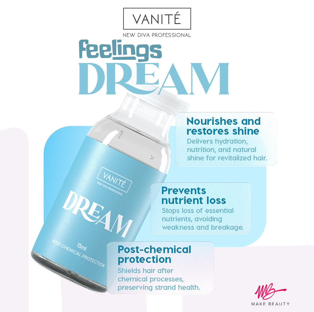 Feelings Dream Ampoule | Post-Chemical Reconstruction Protection | For All Hair Types | 15ml