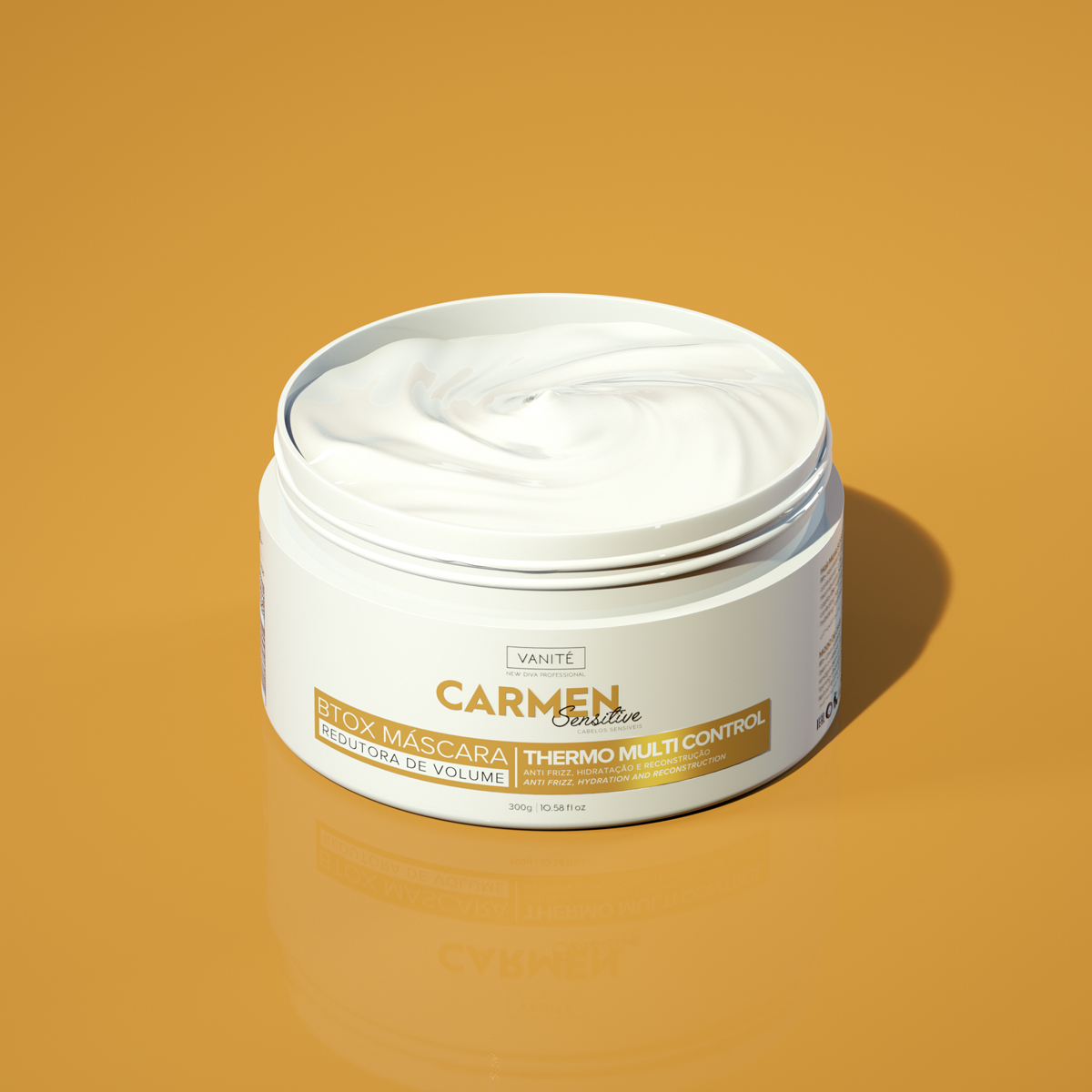 Btox Carmen Sensitive | Volume Reduction and Hydration | For Sensitive and Damaged Hair | 300g