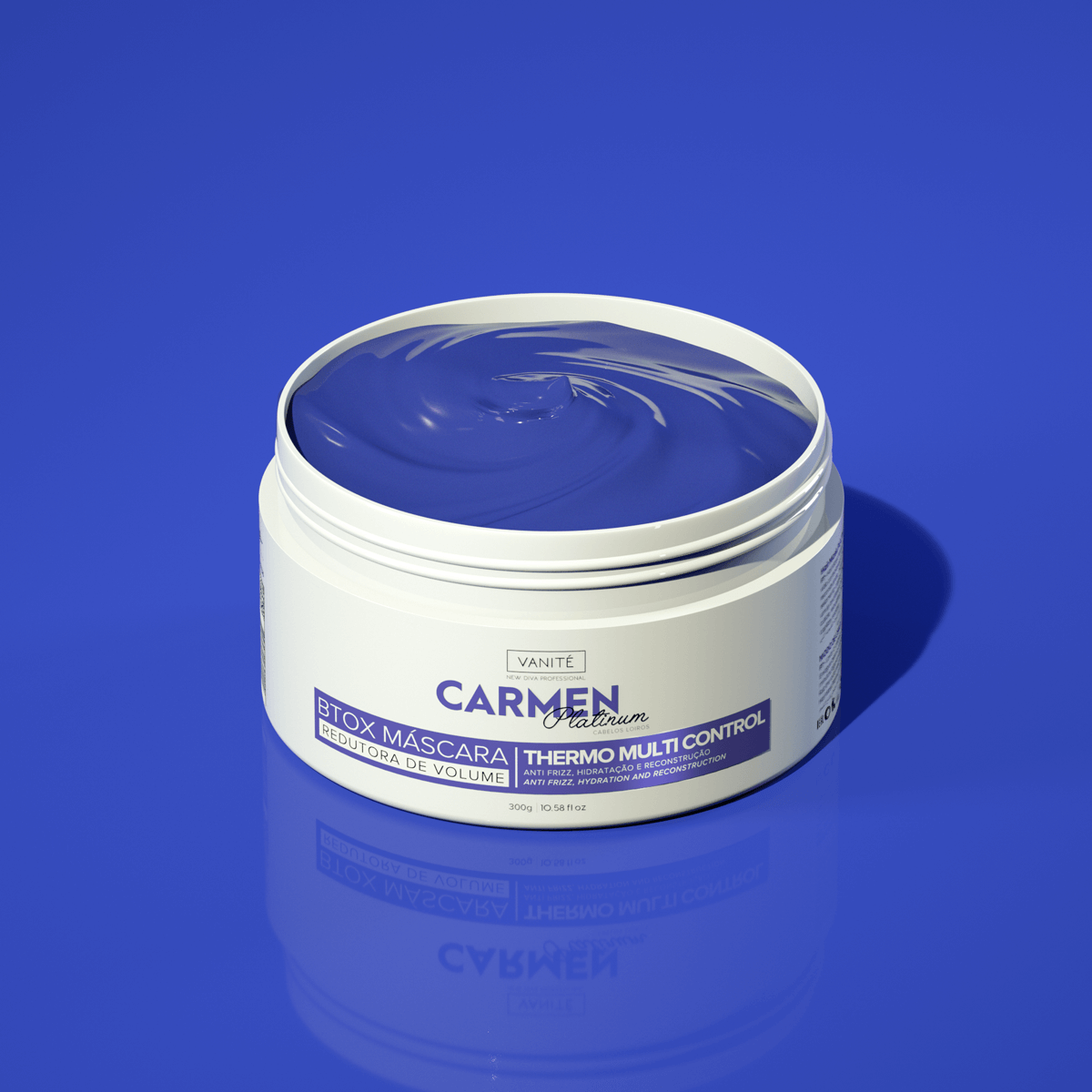 Btox Carmen Platinum | Volume Reduction and Hydration | For Blonde and Gray Hair | 300g