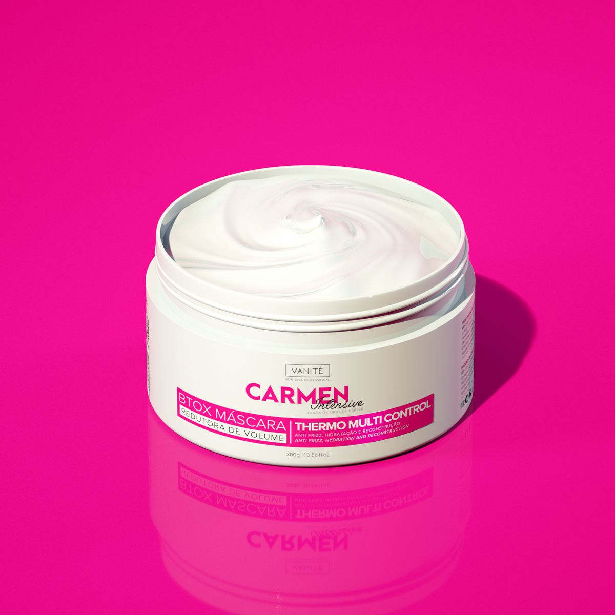 Btox Carmen Intensive | Volume Reduction and Hydration | For All Hair Types | 300g