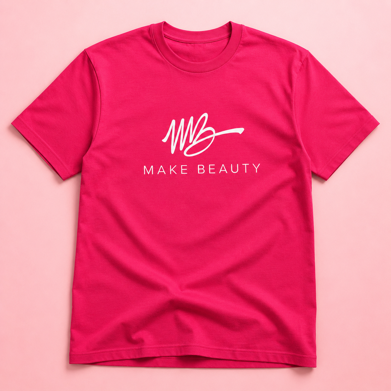 Gerðu Beauty Signature bleikan stuttermabol