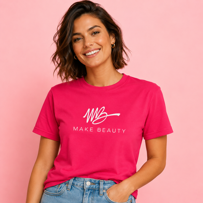 Gerðu Beauty Signature bleikan stuttermabol