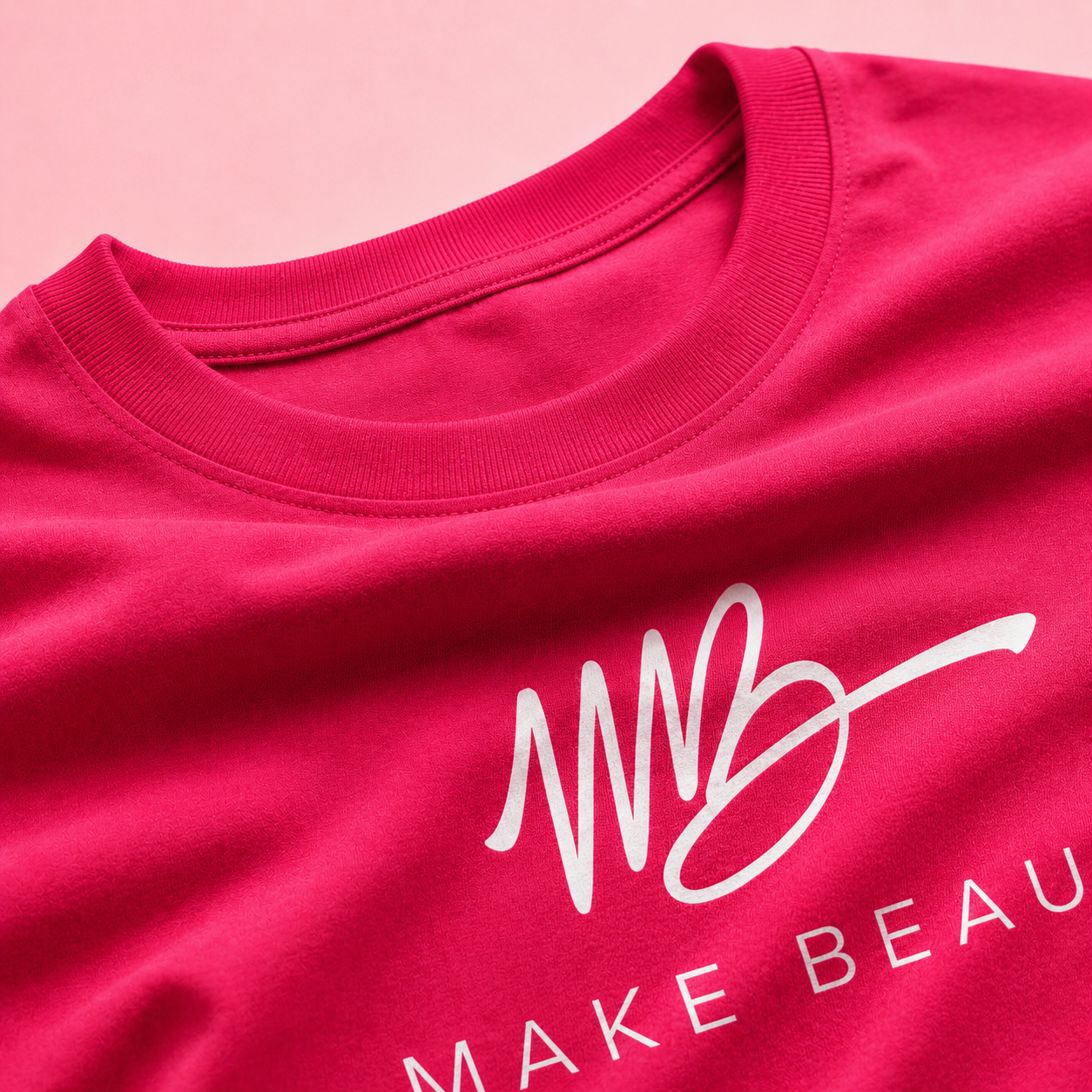 Gerðu Beauty Signature bleikan stuttermabol