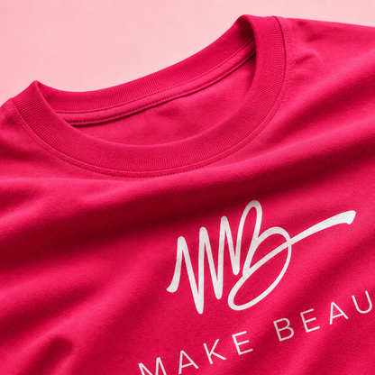 Gerðu Beauty Signature bleikan stuttermabol