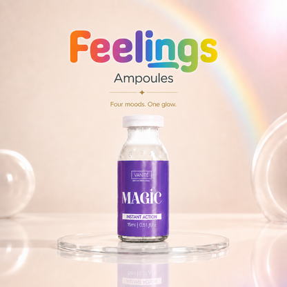 Feelings Magic Ampoule | Flækja og rakagefandi | Fyrir allar hárgerðir | 15ml
