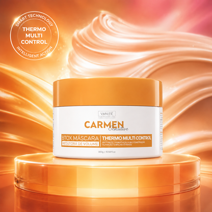 Kit - 1 Eining Btox Carmen Sensitive + 1 Eining Btox Carmen Platinum + 1 Eining Btox Carmen Itensive | Thermo Control Quaternized | 300g