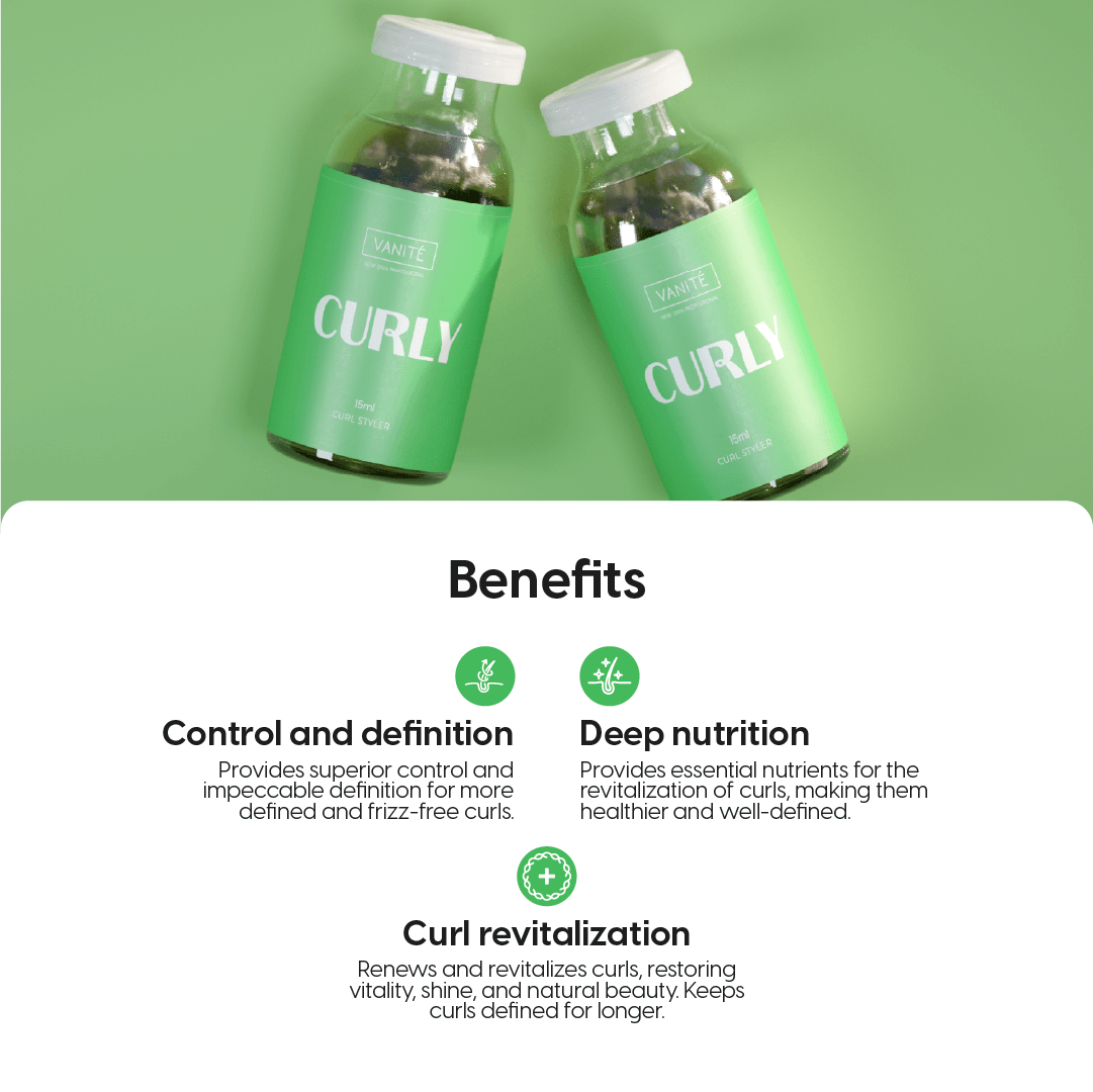 Feelings Curly Ampoule | Curl Modeling and Hair Nutrition | For Curly Hair | 15ml
