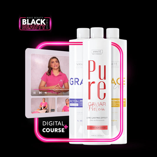 Essential kit (Grace Unique + Grace Violet + Pure Caviar Protein)+ Digital Access Course  + Certificate
