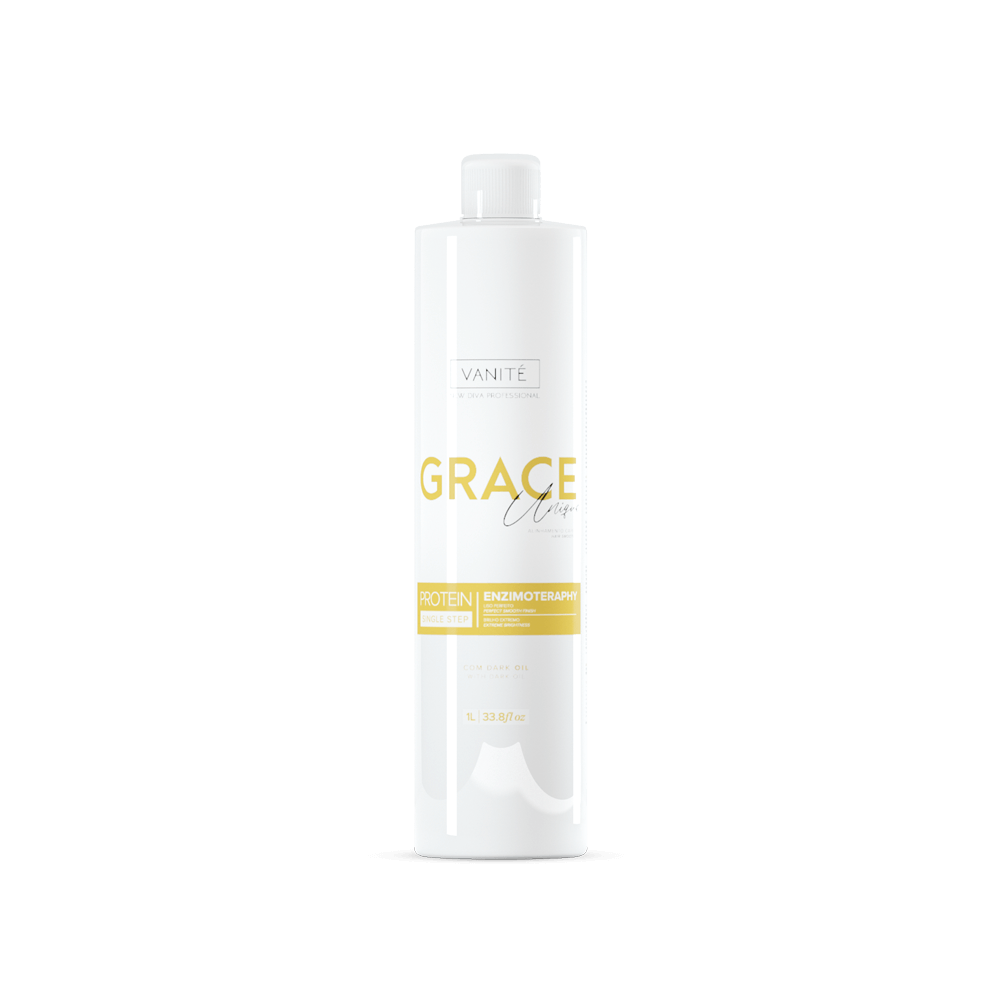 Gracia única | Enderezado sin olor y sin quemar | Para todos los tipos de cabello | 1000ml (33.8 fl oz)