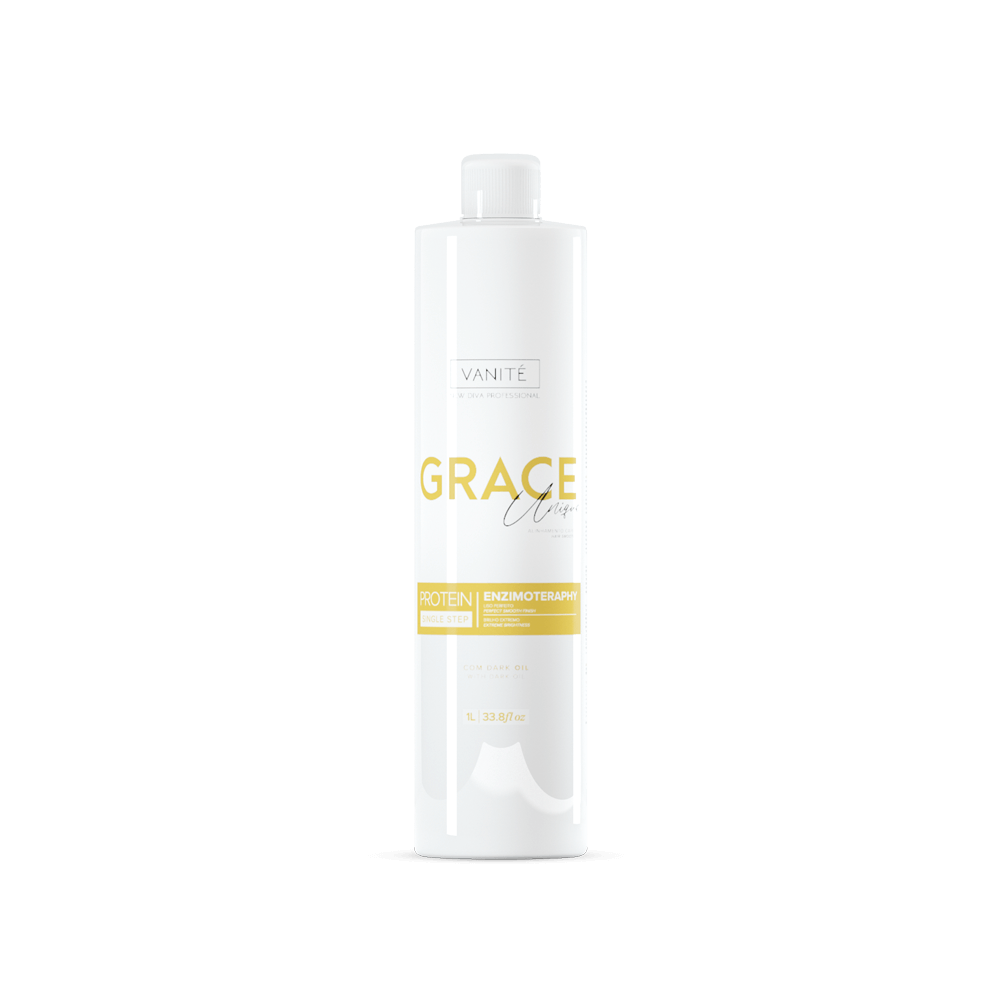 Grace Unique | Straightening Without Odor and Without Burning | For All Hair Types | 1000ml