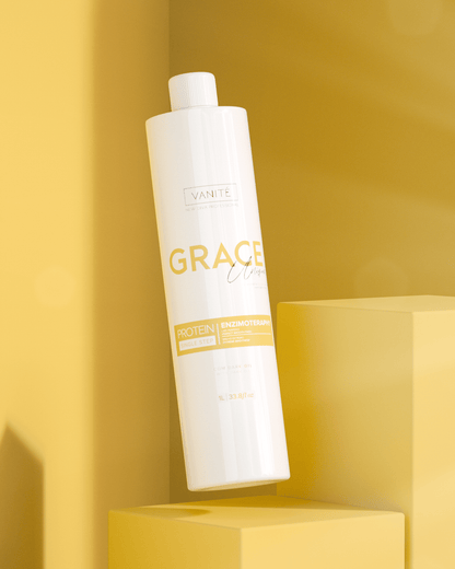 Gracia única | Enderezado sin olor y sin quemar | Para todos los tipos de cabello | 1000ml (33.8 fl oz)