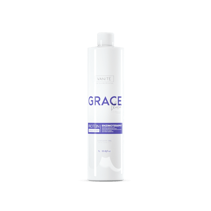Grace Violet | Straightening Without Odor and Without Burning | For Blondes and Grays | 1000ml (33.8 fl oz)