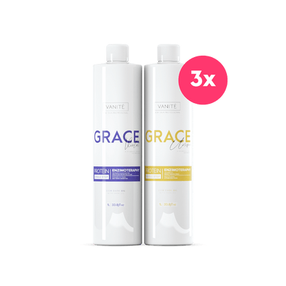 3 Units Grace Unique 1000ml + 3 Units Grace Violet 1000ml