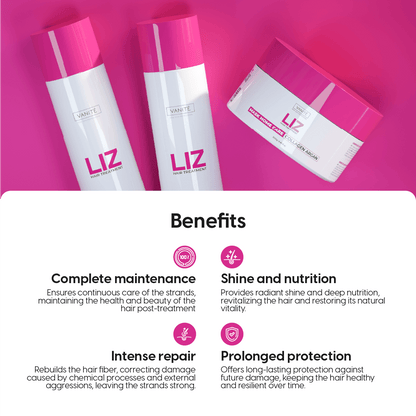 3 Units Kit Home Care Liz + 3 Units Kit Home Care Marilyn | 6 Shampoos + 6 Conditioners + 6 Masks