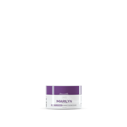 Marilyn Home Care Mask | Color Revitalization, Nutrition and Hydration | For Blondes and Grays | 300g - Make Beauty International