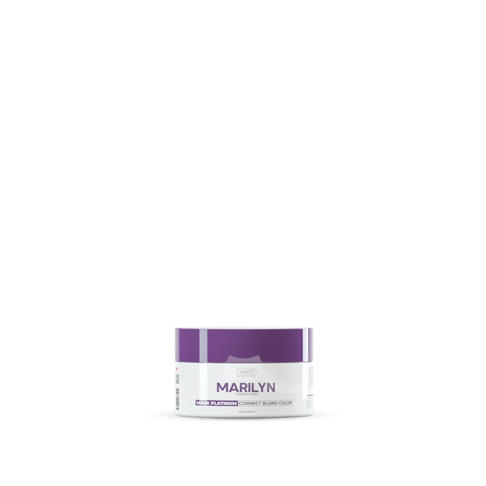 Marilyn Home Care Mask | Color Revitalization, Nutrition and Hydration | For Blondes and Grays | 300g