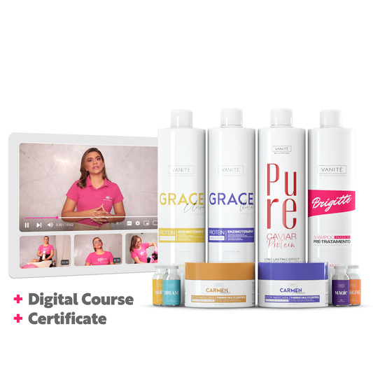 Complete Salon Kit with Make Beauty  + Digital Access Course  + Certificate