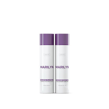 Home Care Marilyn | Shampoo + Conditioner | For Blondes and Grays | 250ml