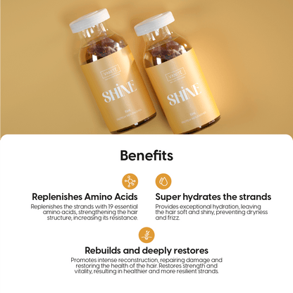 Feelings Shine Ampoule | Reconstruction and Replacement of Amino Acids | For All Hair Types | 15ml