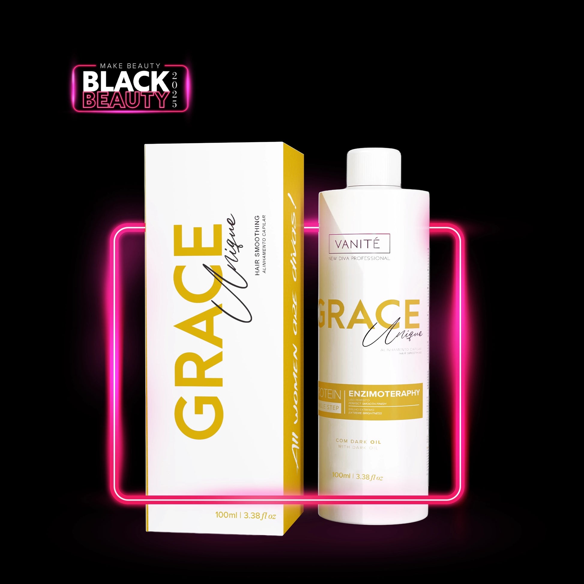 Grace Unique Enzimotherapy 100ml Organic Hair Straightening