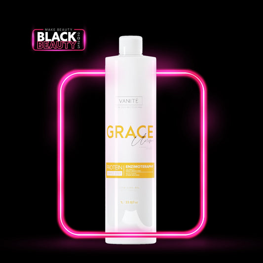 Grace Unique | Straightening Without Odor and Without Burning | For All Hair Types | 1000ml (33.8 fl oz)
