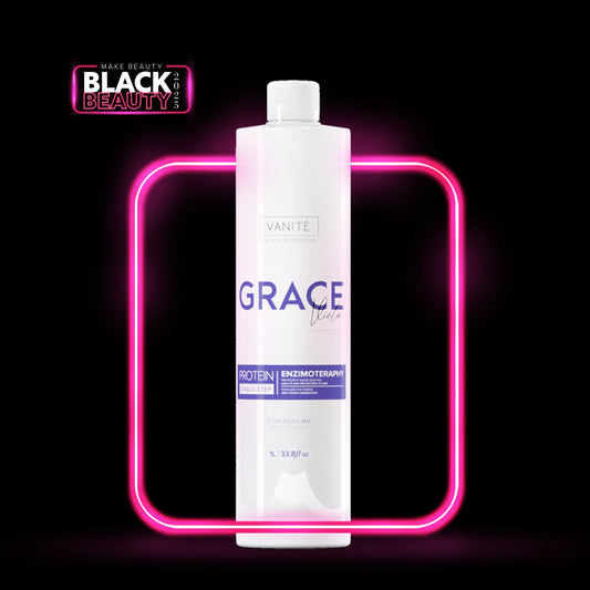 Grace Violet | Glattung ohne Geruch und ohne Verbrennung | Für Blondinen und Grautöne | 1000 ml (33,8 fl oz)