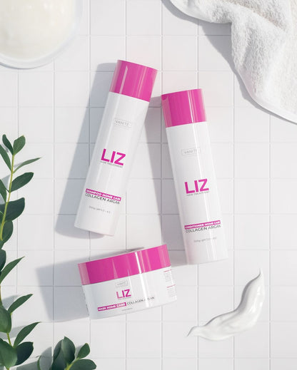 Kit Home Care Liz | 01 Shampoo 200ml+ 01 Conditioner 200ml + 01 Mask 300g | For All Hair Types