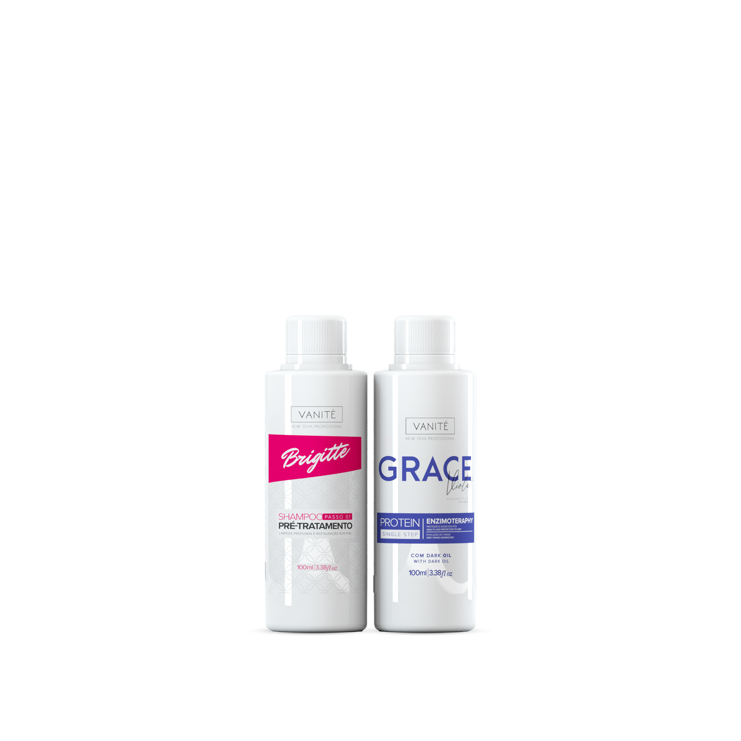Kit - 1  unit Grace Enzimoteraphy Violet + 1 unit Brigitte Pre-Treatment Shampoo | 100ml