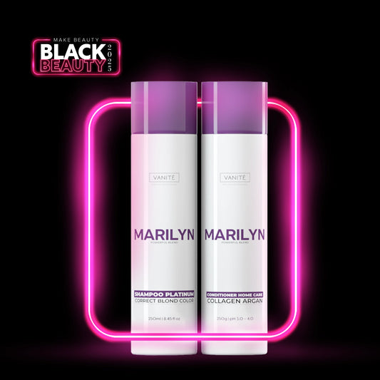 Home Care Marilyn | Shampoo + Conditioner | For Blondes and Grays | 250ml