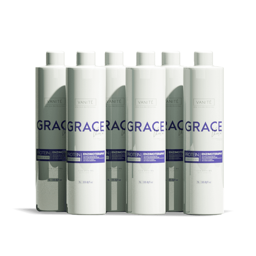 6 Units Grace Enzimoteraphy Violet 1000ML - Make Beauty International